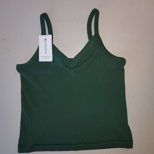 Athleta Renew V Neck Solid In Green. Size XL. NWT. #798540